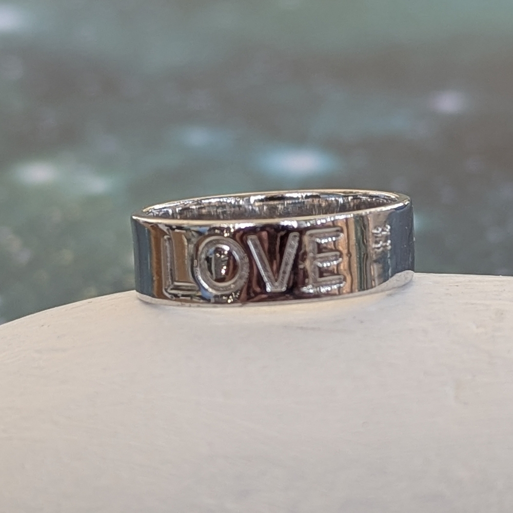 925 Silver Love Ring
